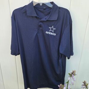 Dallas Cowboys NFL Football Golf Polo Shirt Dunbrooke Men’s Size M